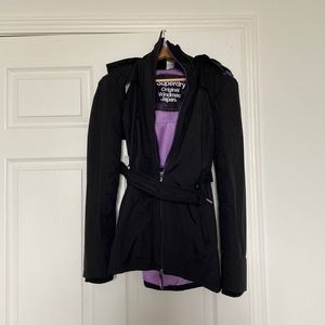 Super Dry Japan Original Windmac Japan - Medium - Black and Purple